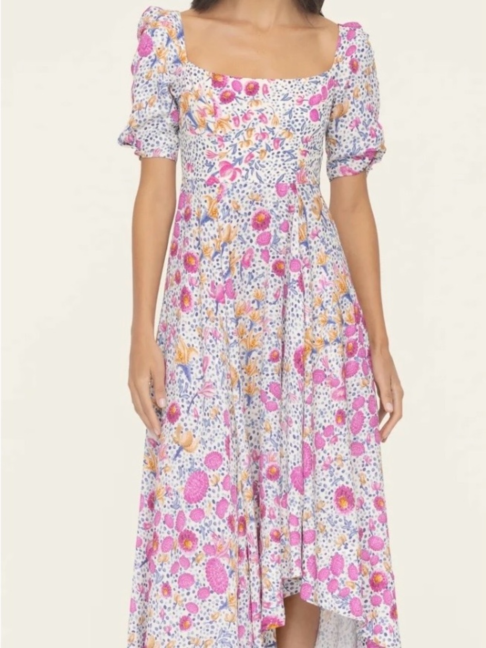 Agua by Agua Bendita Etereo Capullo Midi Dress